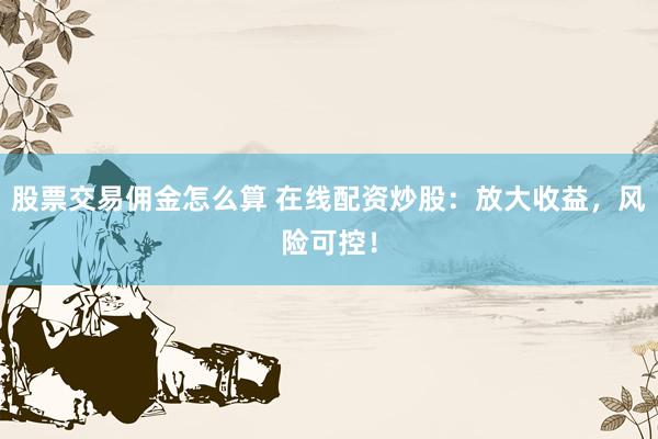 股票交易佣金怎么算 在线配资炒股：放大收益，风险可控！